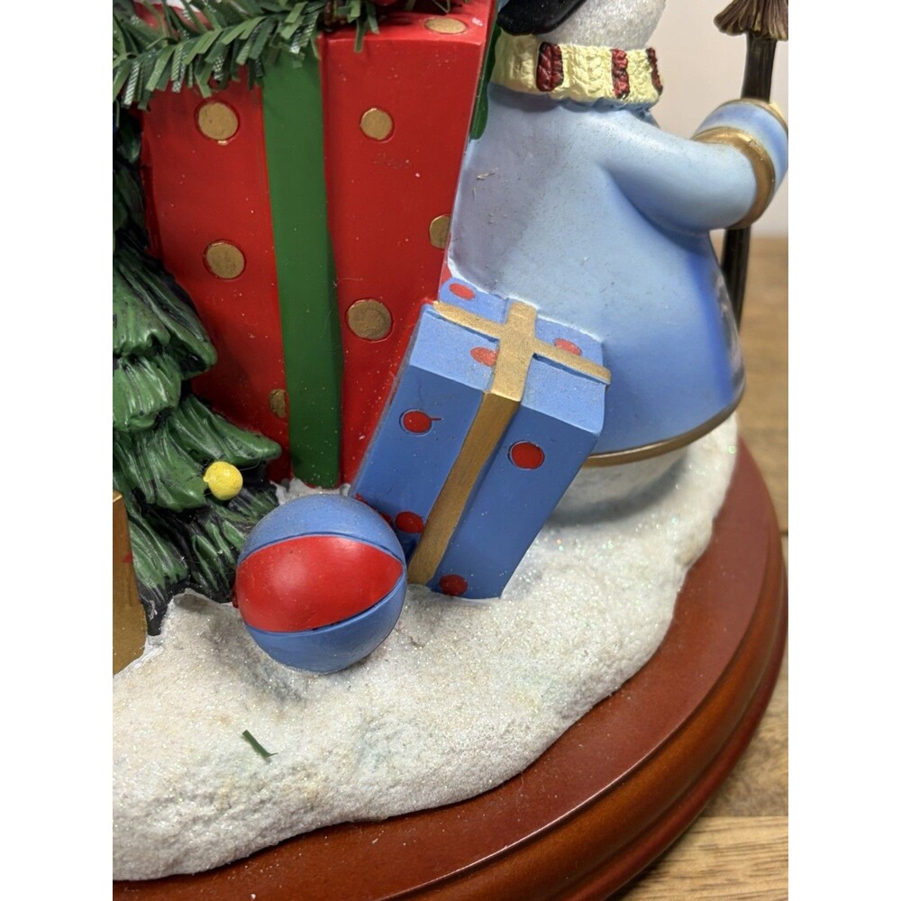 Thomas Kinkade 2009 Bradford Exchange Home For The Holiday Snowman Tree #A0796 - Picture 13 of 16